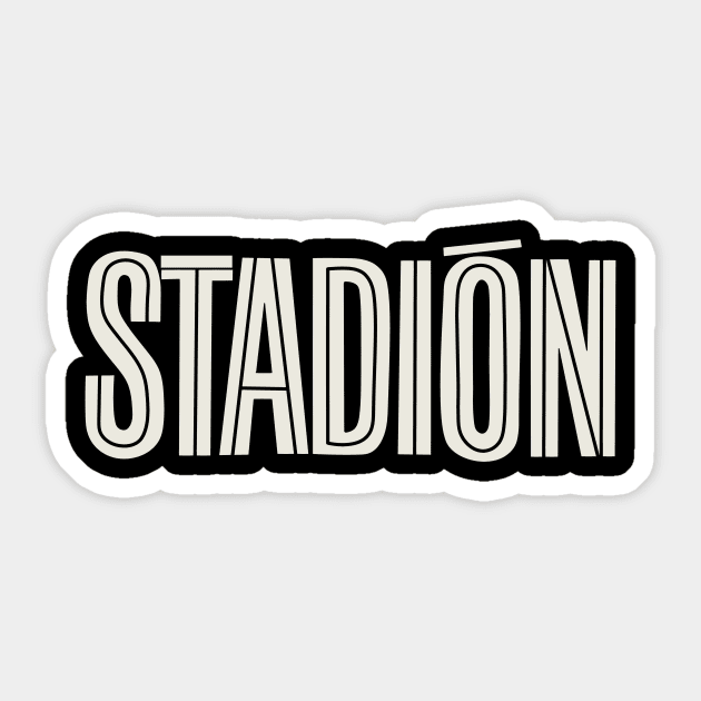 stadion Sticker by vender